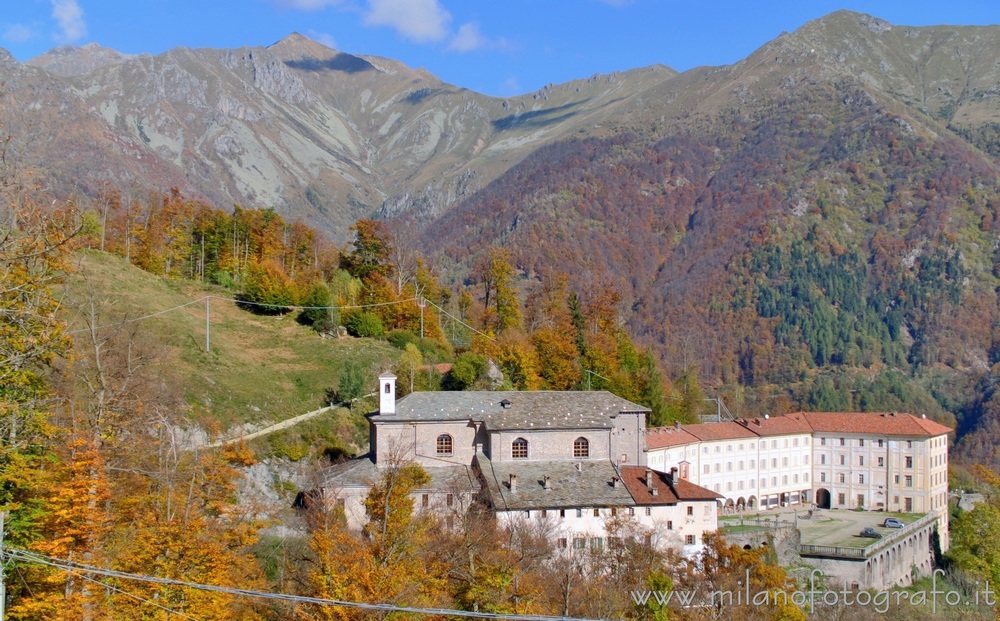 Campiglia Cervo (Biella, Italy) - Sanctuary of San Giovanni of Andorno seen from west